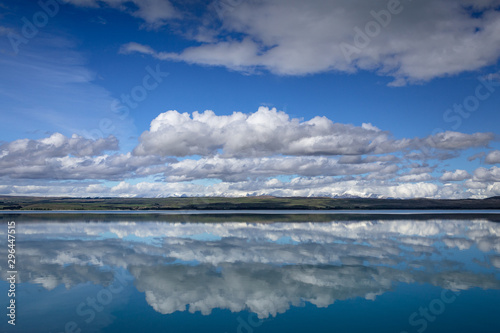 Reflections on Lake Hawea, New Zealand 