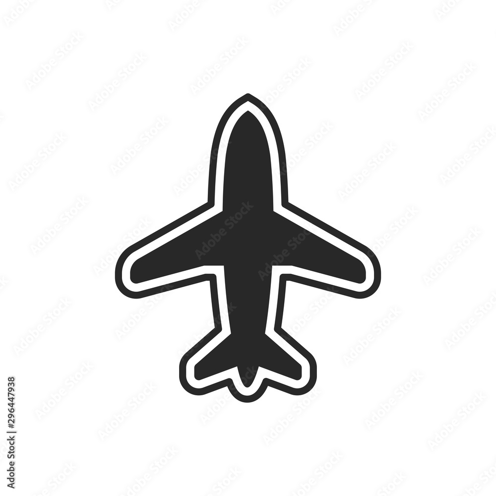 Airplane icon vector symbol illustration EPS 10 Airplane icon vector symbol illustration EPS 10