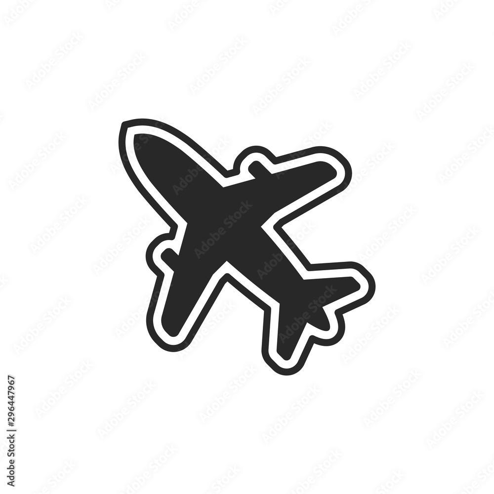 Airplane icon vector symbol illustration EPS 10 Airplane icon vector symbol illustration EPS 10
