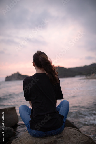 Wunderbare Frau in Italien