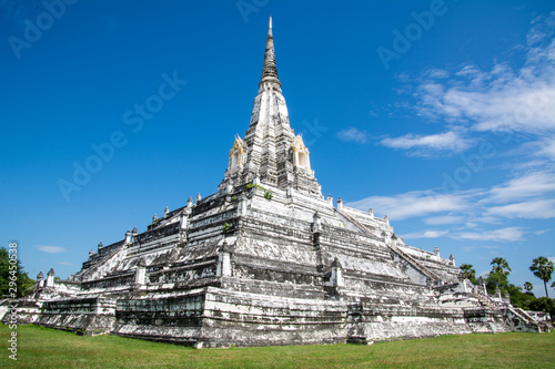 White Temple Phu Khao Thong, Ayutthaya, Thailand.