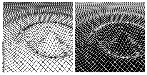 Wave wireframe view