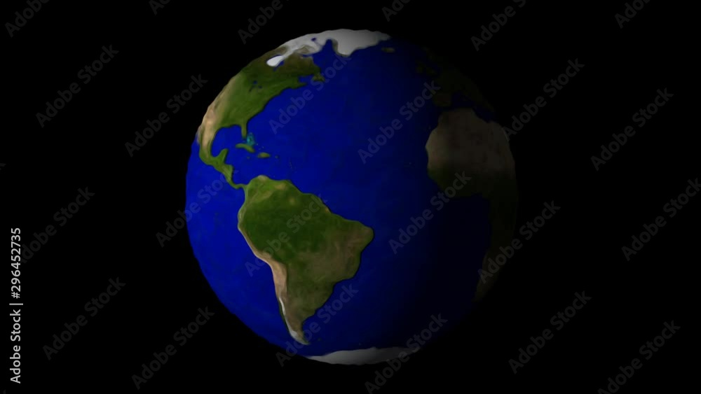 Rotating clay globe Loop over transparent background / alpha channel Rotating clay globe Loop over transparent background / alpha channel