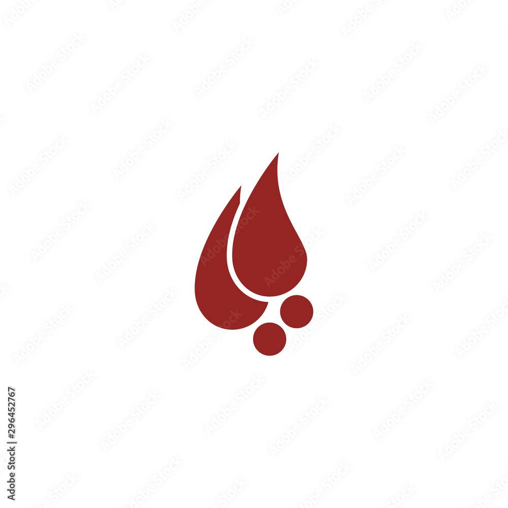 Blood logo template vector icon illustration Blood logo template vector icon illustration