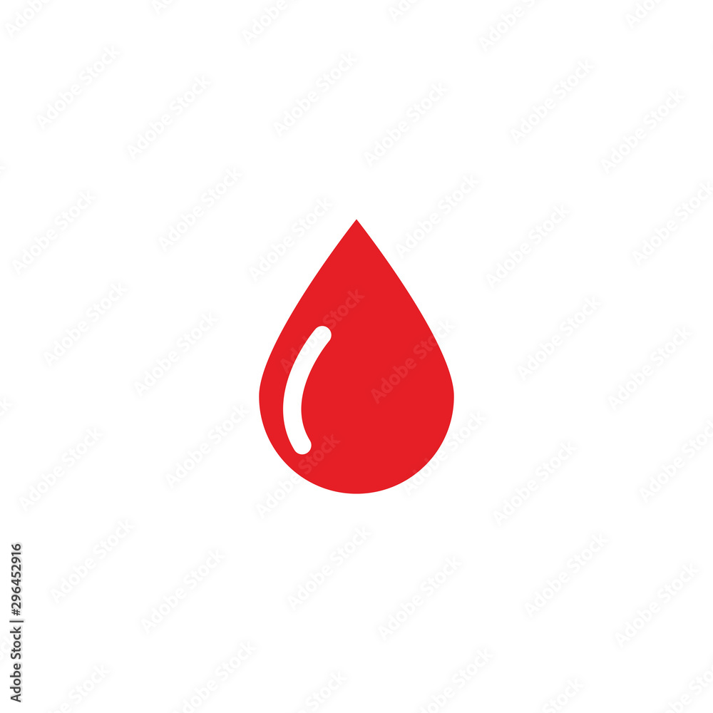 Blood logo template vector icon illustration