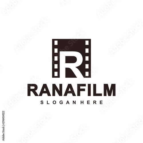 film logo template, design vector