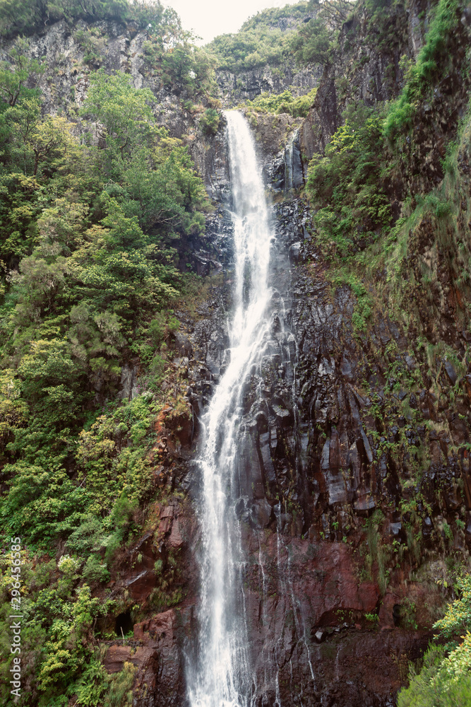 Risco waterfall at Madeira