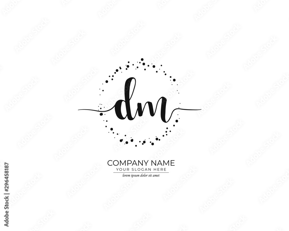 D M DM Initial handwriting logo design. Beautyful design handwritten logo for fashion, team, wedding, luxury logo. D M DM Initial handwriting logo design. Beautyful design handwritten logo for fashion, team, wedding, luxury logo.