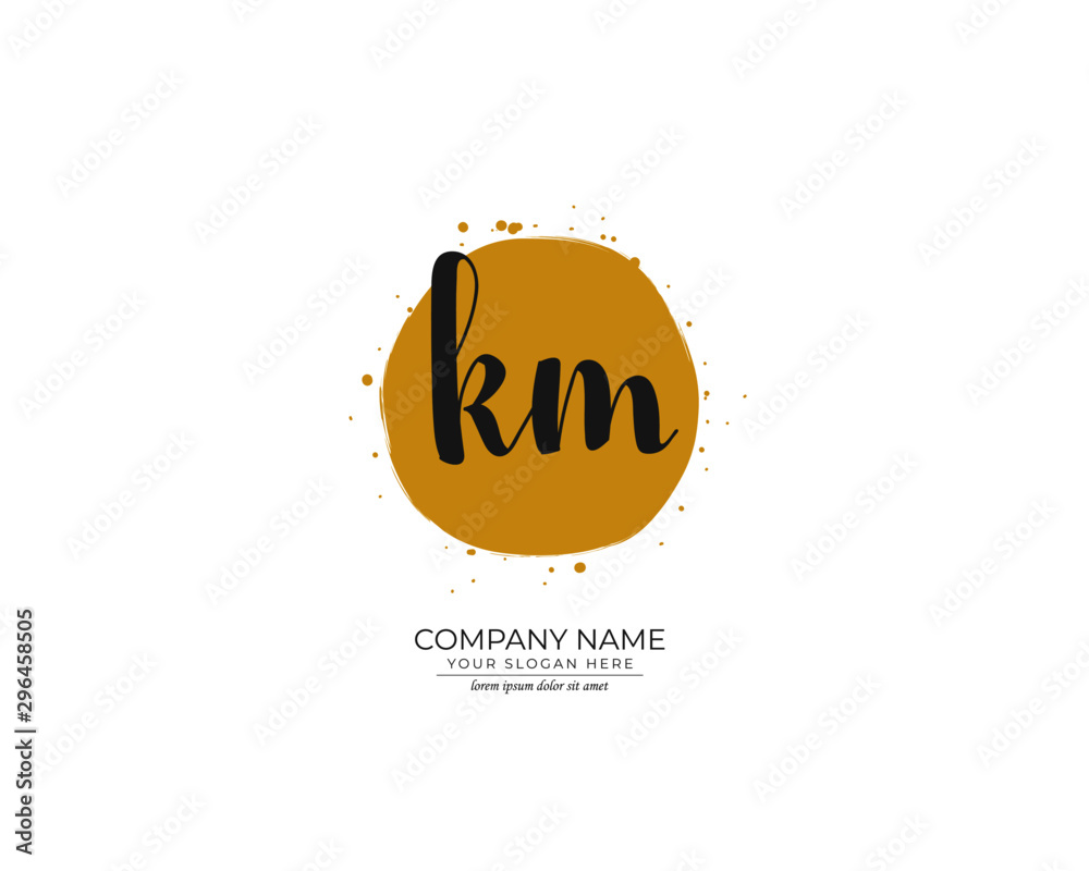 K M KM Initial handwriting logo design. Beautyful design handwritten logo for fashion, team, wedding, luxury logo. K M KM Initial handwriting logo design. Beautyful design handwritten logo for fashion, team, wedding, luxury logo.