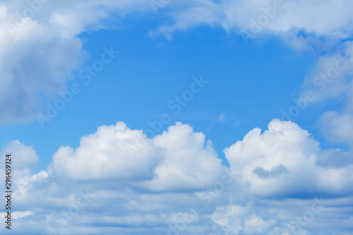 blue sky with cloud abstract background