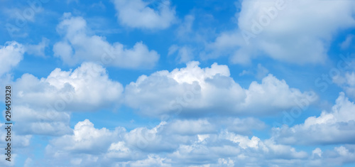 blue sky with cloud abstract background panorama