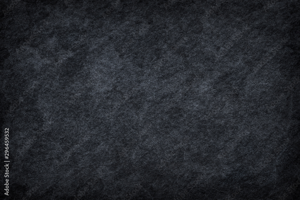 Dark grey black slate background or texture.