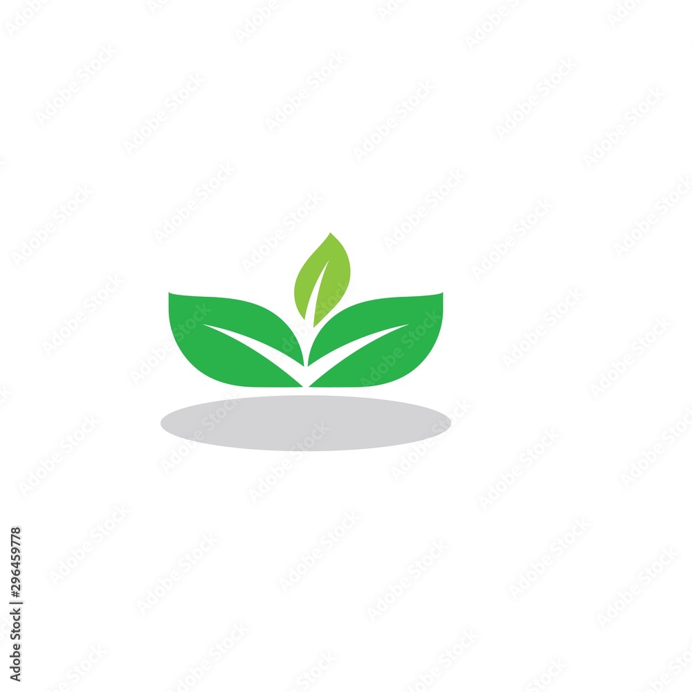 Green leaf logo Green leaf logo