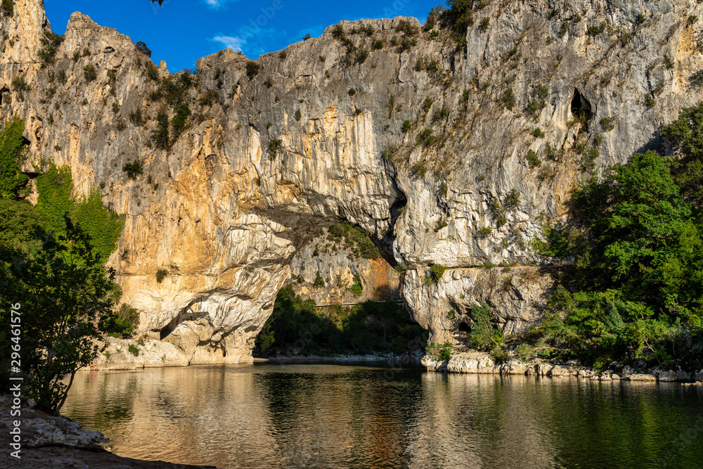 Pont D'Arc, rock arch over the Ardeche River in France