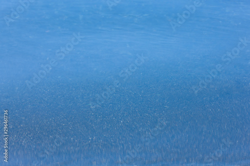 blue water blur bokeh background