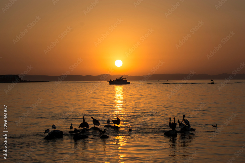 Atardecer en la playa