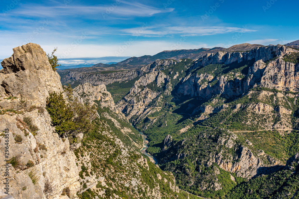 Verdon Gorge, Gorges du Verdon in French Alps, Provence, France