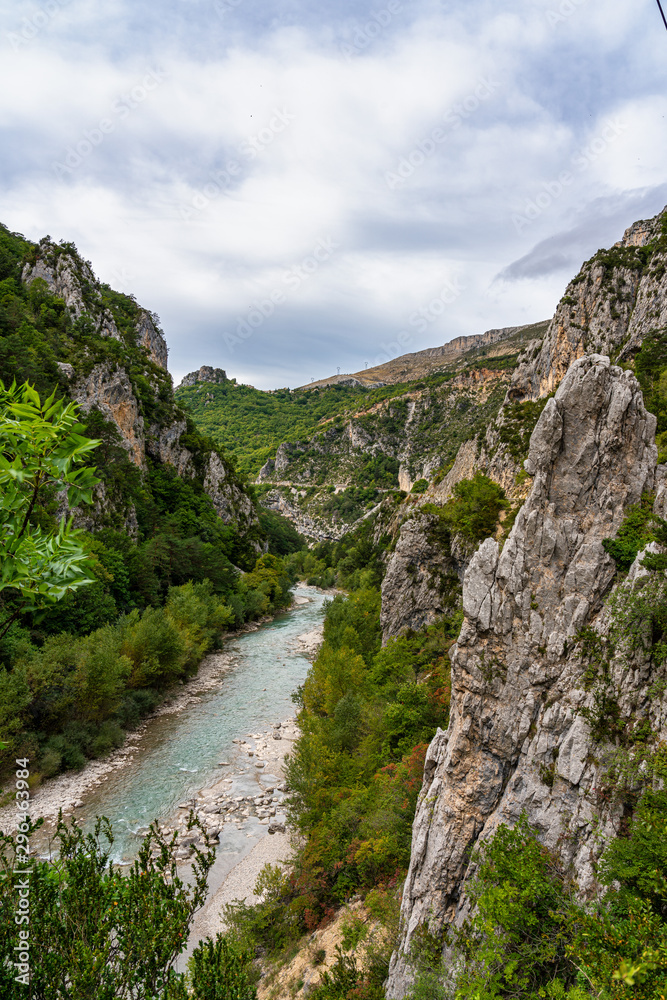 Obraz premium Verdon Gorge, Gorges du Verdon in French Alps, Provence, France