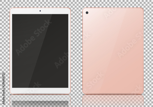 Gold rose tablet pc.