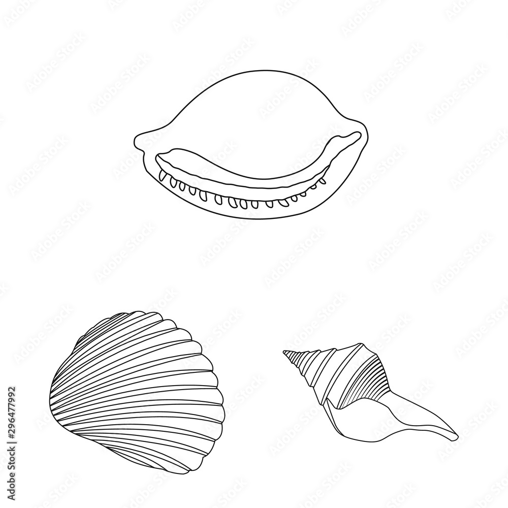 Vector design of exotic and seafood icon. Collection of exotic and aquatic vector icon for stock. Vector design of exotic and seafood icon. Collection of exotic and aquatic vector icon for stock.
