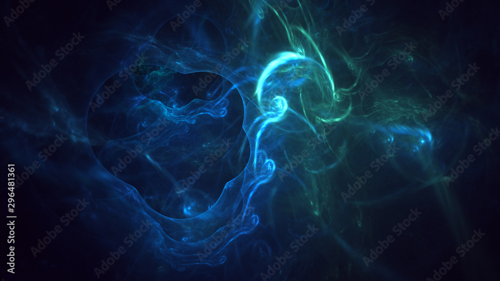 Fractal 3D rendering abstract light surreal background Fractal 3D rendering abstract light surreal background