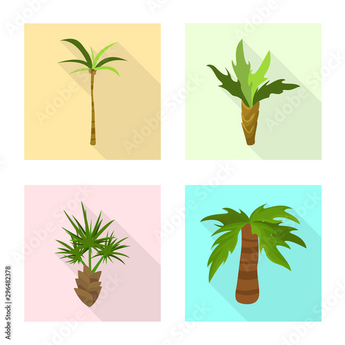 Vector design of nature and flora icon. Set of nature and ecology stock vector illustration.