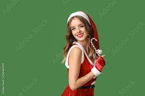 Beautiful woman dressed as ...