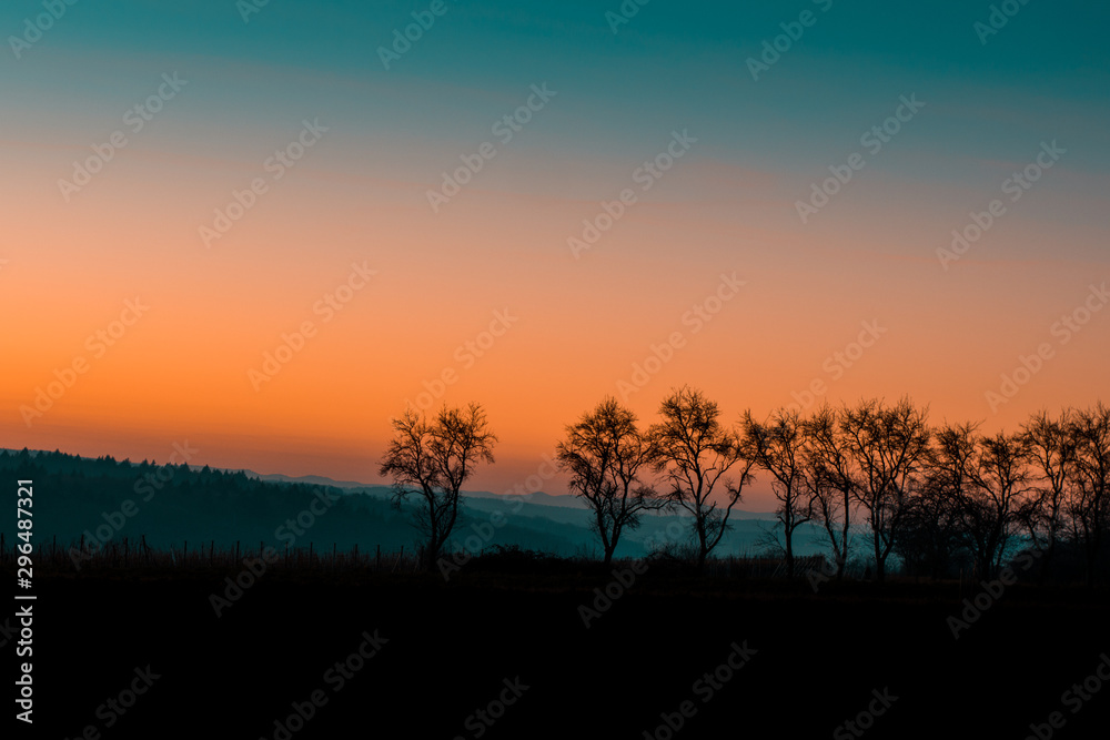 A winter landscape in Germany