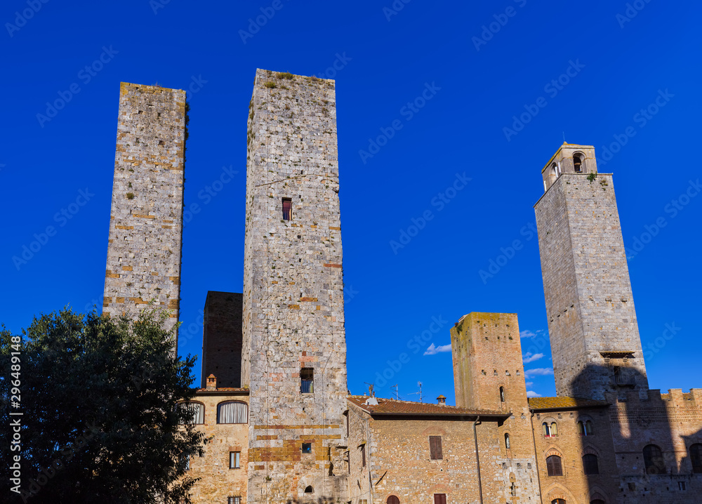 San Gimignano medieval town in Tuscany Italy