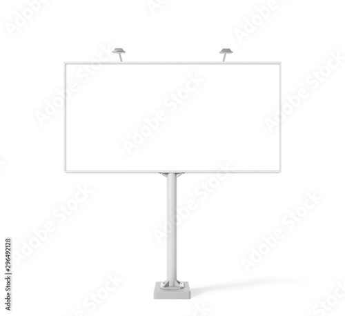 Blank billboard day view mock-up