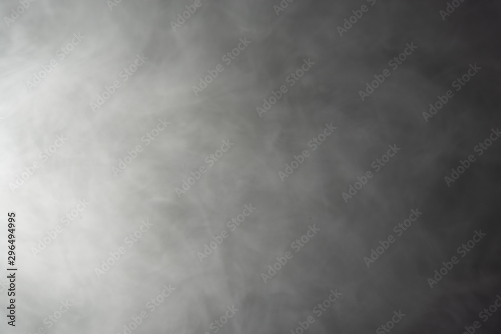 Heavy Smoke on a Black Background - Abstract Background