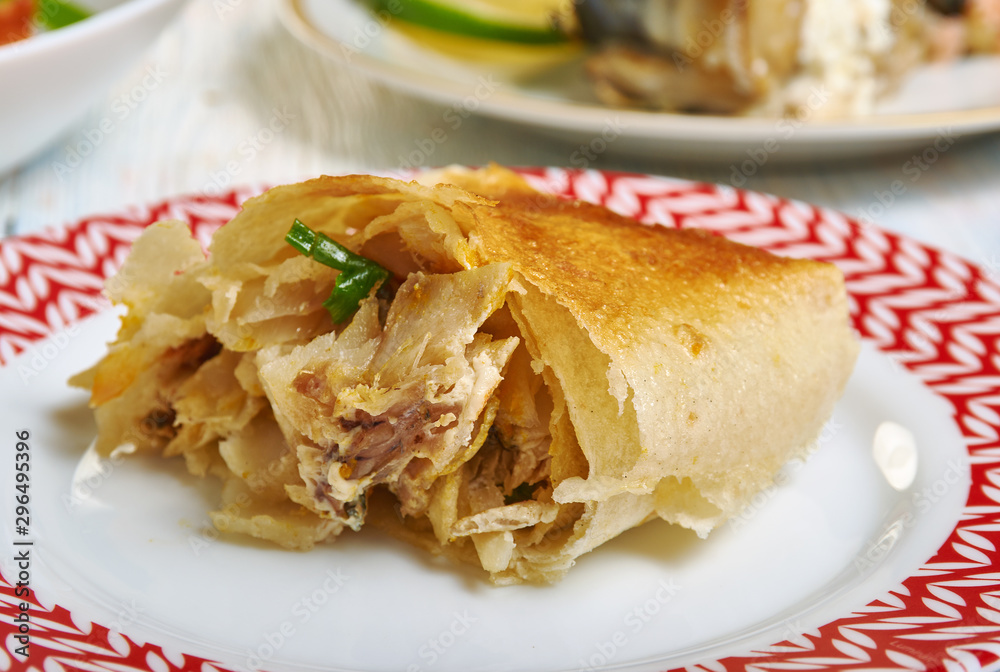 Fish in pita bread Fish in pita bread