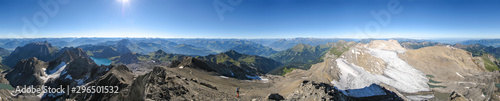 360° Panorama vom Gipfel der Schesaplana photo