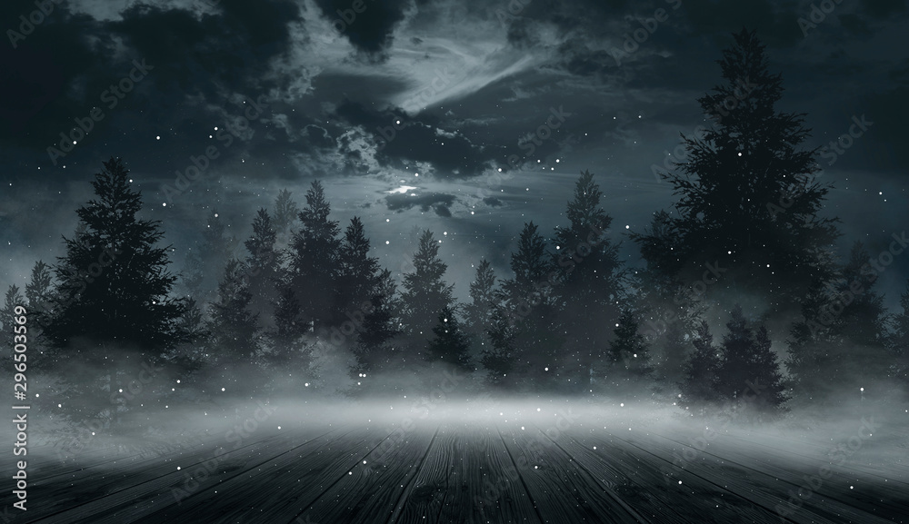 dark forest trees backgrounds