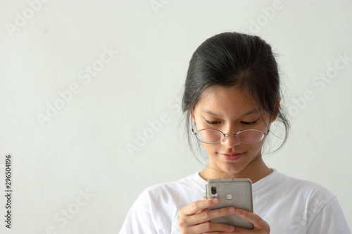 self, pretty girl, glass, hand, touch, wireless, cellphone, sms, holding, online, technology, head, search, telephone, adult, lifestyle, message, one, looking, smart, portrait, communication, female, 