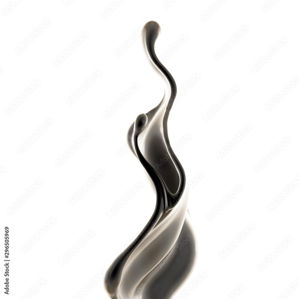 Splash fluid. 3d illustration, 3d rendering. Splash fluid. 3d illustration, 3d rendering.