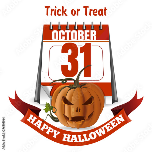 Halloween design. Happy Halloween. Trick or treat