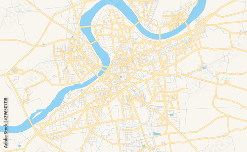Printable street map of Surat  India
