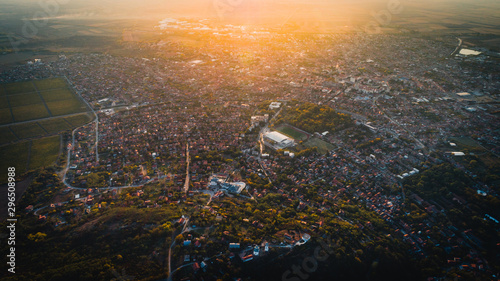 Fototapeta Naklejka Na Ścianę i Meble -  City landscape from air.