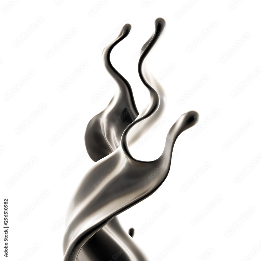 Splash fluid. 3d illustration, 3d rendering. Splash fluid. 3d illustration, 3d rendering.