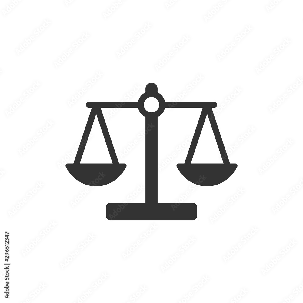 Scales icon vector Balance symbol illustration EPS 10 Scales icon vector Balance symbol illustration EPS 10
