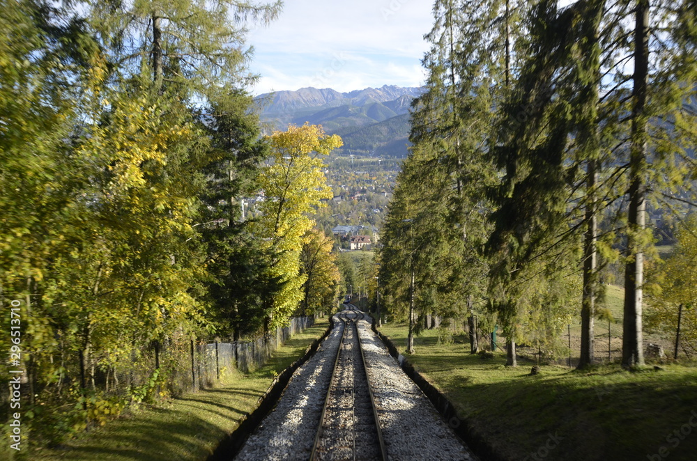 Kolejka Gubałówka , Widok na Zakopane ,Gubałówka , Giewont ,śpiący rycerz , Zakopane ,Tatry ,Kasprowy Wierch , widok z gubałówki , widok na Tatry , widok na góry , Kolejka gubałówka