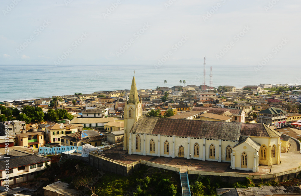 Obraz premium view of cape coast in Ghana