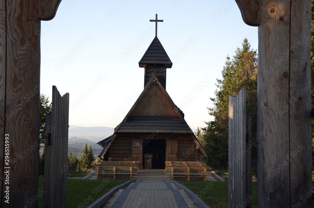 Kościół na Gubałówce ,Zakopane ,Gubałówka ,, Zakopane ,Tatry , , widok na gubałówkę , Zakopane