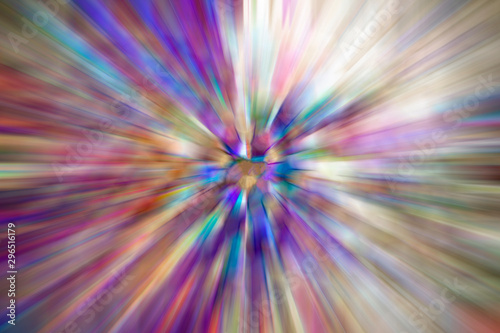 abstract purple white energy background of fuzzy motion lines from center 