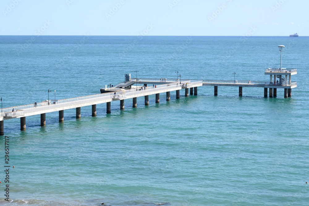 Bridge of love in Burgas by the Black sea in Bulgaria