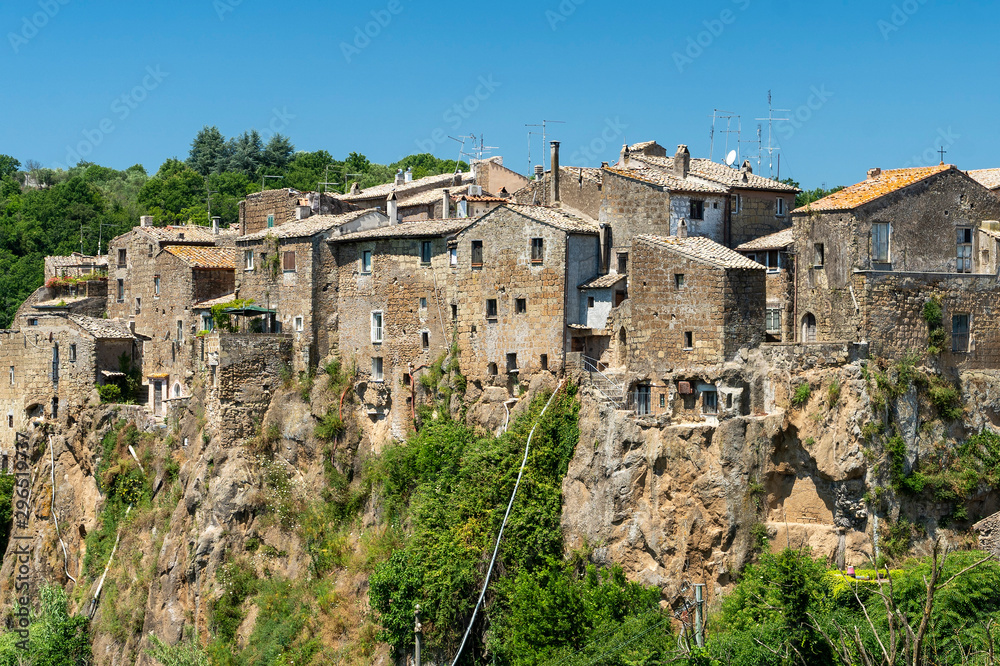 Calcata, historic village in Italy