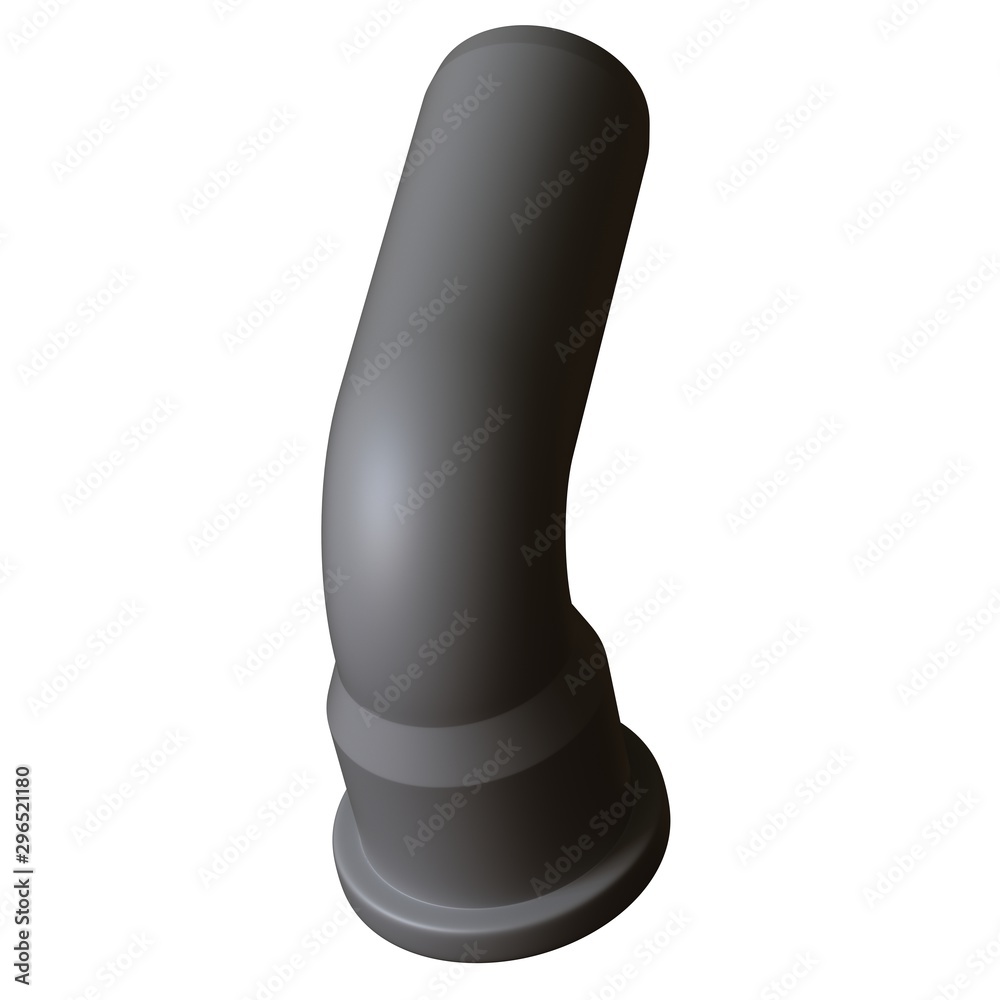Plastic sewer pipe grey on white background, isolated. 3D rendering of excellent quality in high resolution. It can be enlarged and used as a background or texture. Plastic sewer pipe grey on white background, isolated. 3D rendering of excellent quality in high resolution. It can be enlarged and used as a background or texture.