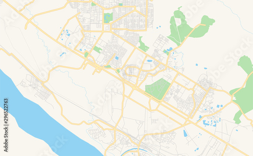 Printable street map of Durgapur  India