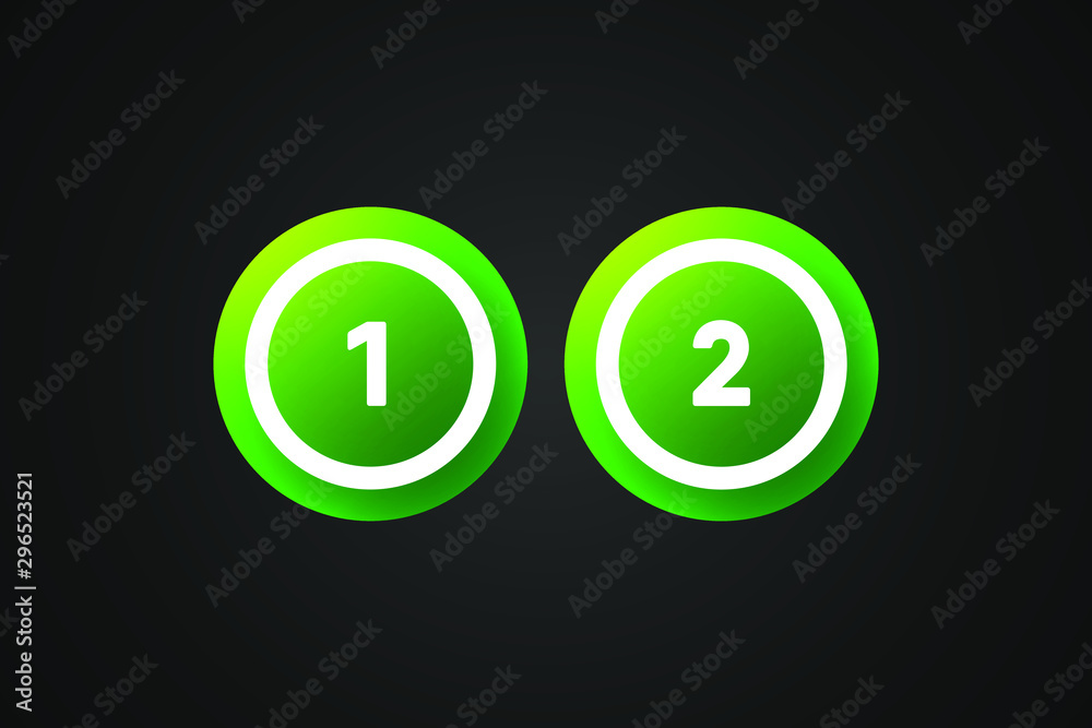 Green Bingo Balls Vector Illustration Green Bingo Balls Vector Illustration